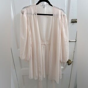 NWOT Anthropologie robe, bridal getting ready robe, wrap